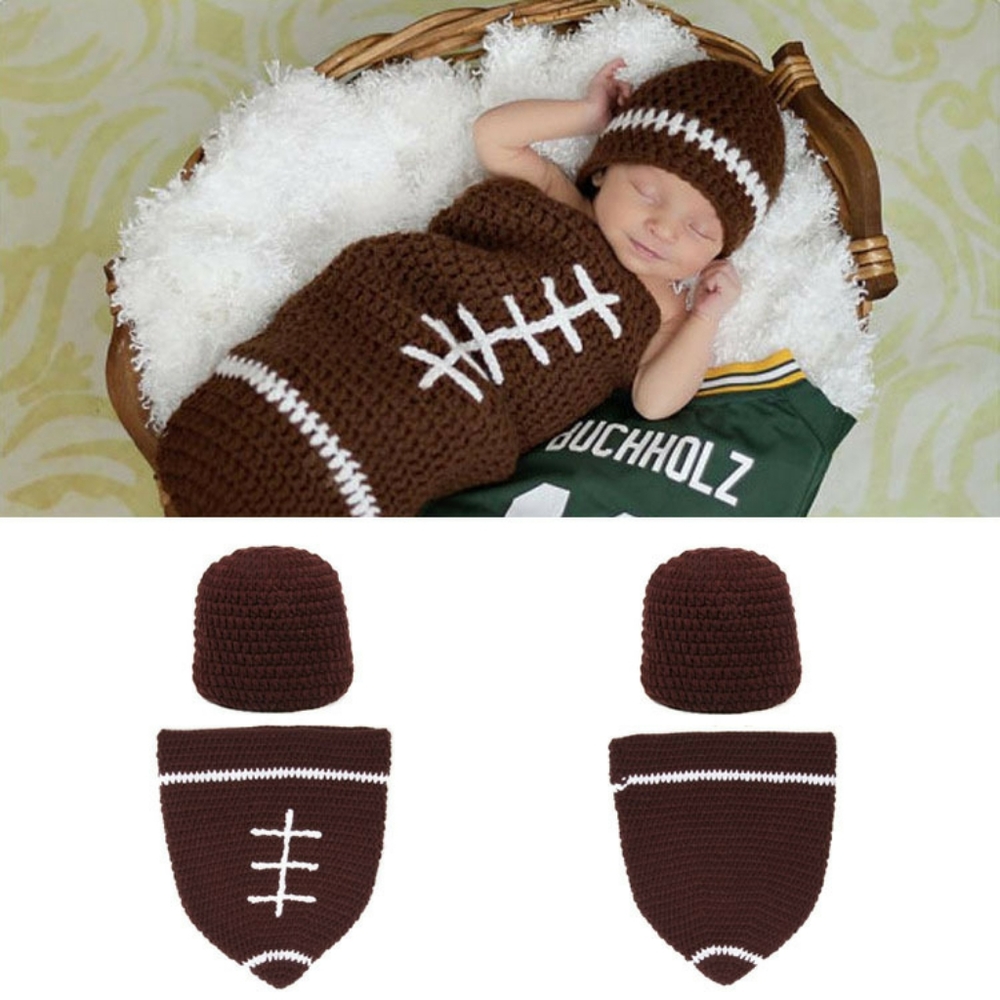 American football 🏈 baby prop dress for 0-6 mos